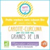 Biscuit Chien - Carotte et Curcuma - Happy Crackers - Bio et Vegan -